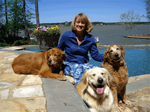 Diane and her dogs